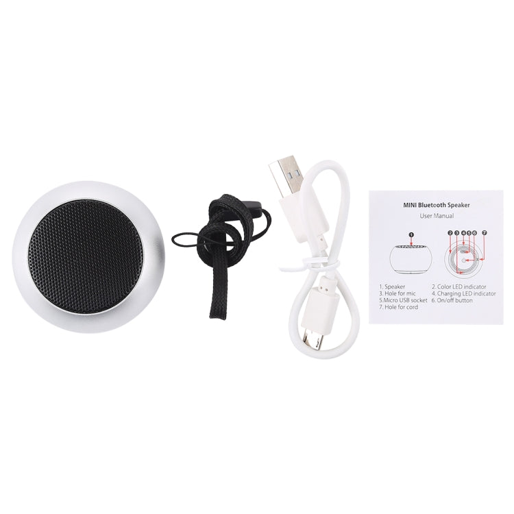 Mini Metal Wireless Bluetooth Speaker,  Hands-free, LED Indicator