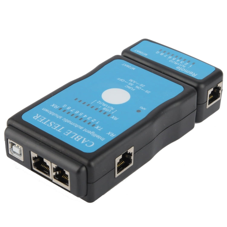 USB Cable, RJ45 and RJ11 Multifunction Network Cable Tester (M726)