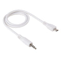 3.5mm Male to Micro USB Male Audio AUX Cable, Length: about 50cm, Micro USB 50cm