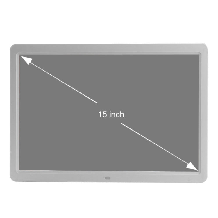 15 inch 1280 x 800 16:9 LED Widescreen Suspensibility Digital Photo Frame with Holder & Remote Control, Support SD / MicroSD / MMC / MS / XD / USB Flash Disk, 15 inch