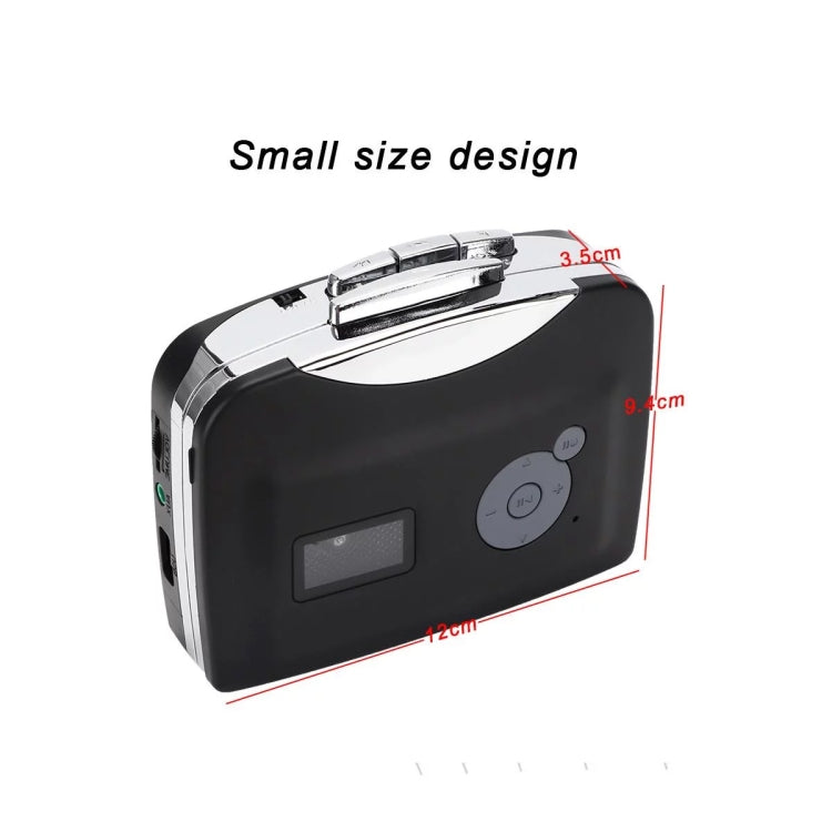 Ezcap 230 Cassette Tape to MP3 Converter Capture Audio Music Player(Black)