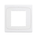 Wall Plate with Screw for Blank Inserts  - 3 Hole, Use around the world