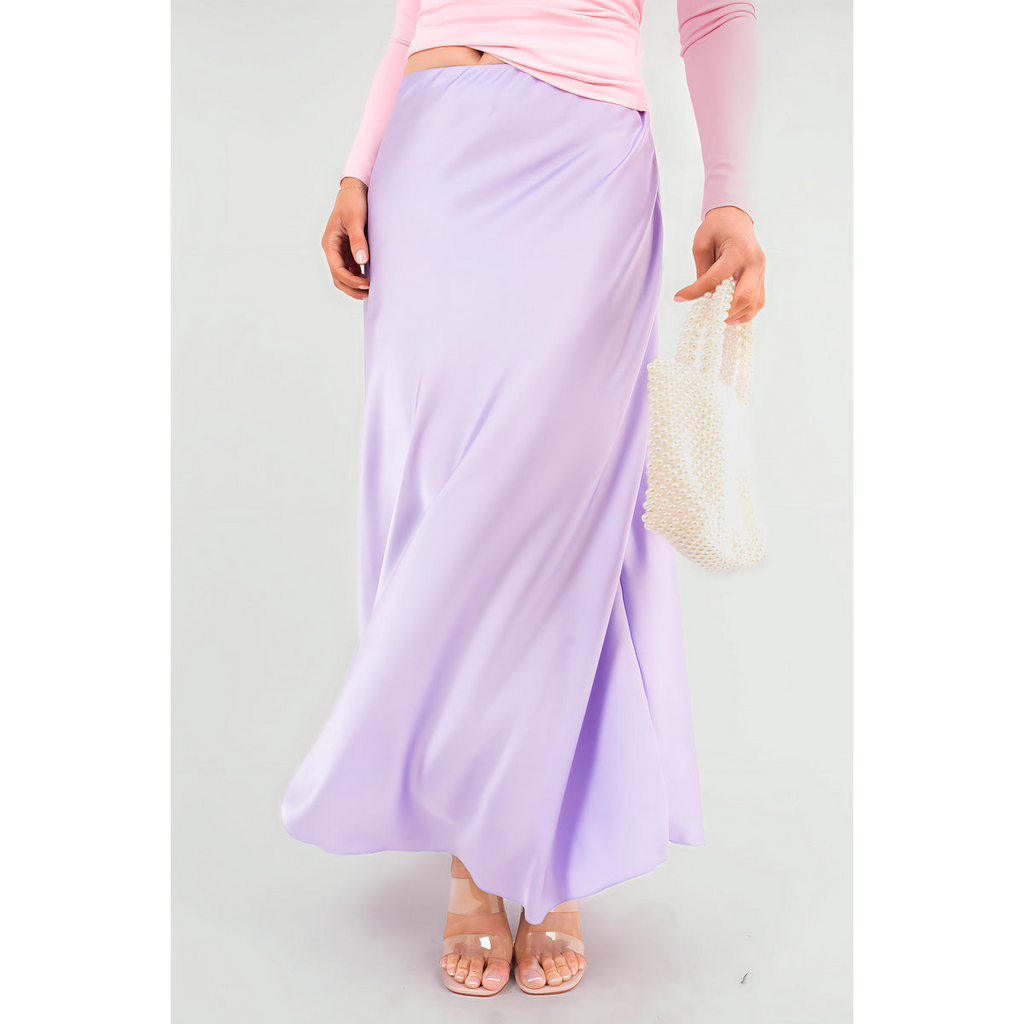 Lightweight High Waisted Maxi Skirt