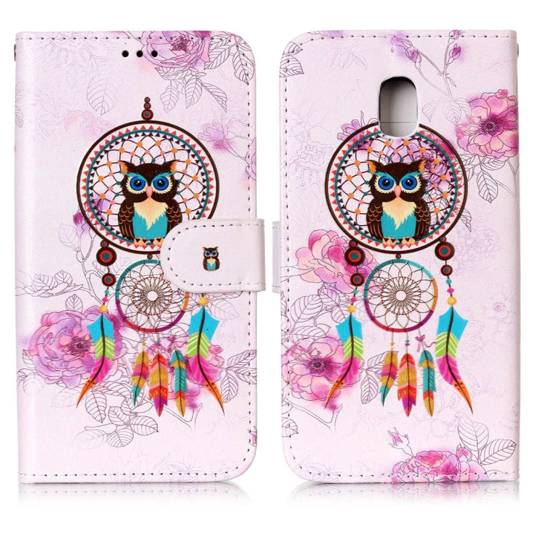 For Galaxy J3 (2017) (EU Version) Gloss Oil Embossed Horizontal Flip Leather Case with Holder & Card Slots & Wallet & Photo Frame, For Galaxy J3 (2017) (EU Version)