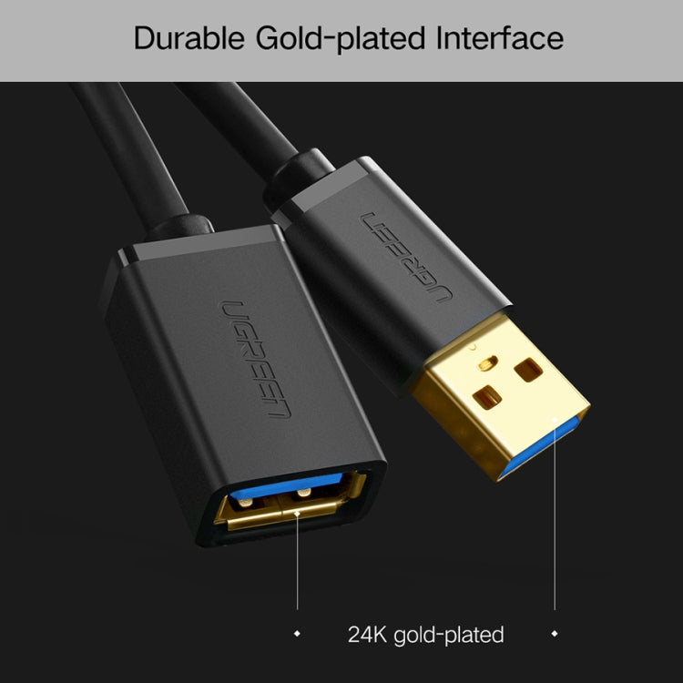 Ugreen 3m USB 3.0 Male to Female Data Sync Super Speed Transmission Extension Cord Cable