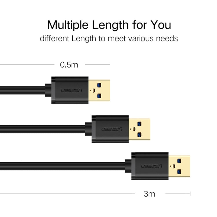 Ugreen 3m USB 3.0 Male to Female Data Sync Super Speed Transmission Extension Cord Cable