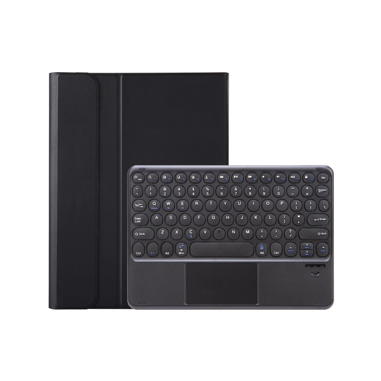 For iPad 11 2025 / 10th Gen 10.9 2022 YA10B-A Lambskin Texture Bluetooth Touch Keyboard Leather Tablet Case with Pen Slot, YA10B-A