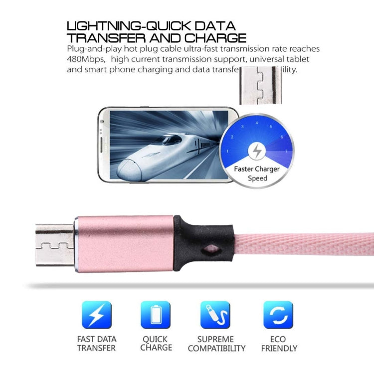 For  Samsung, Huawei, Xiaomi, HTC, LG, Sony, Lenovo and other Smartphones, Micro USB Pink, Micro USB Grey, Micro USB Blue, Micro USB Red, Micro USB White, Micro USB Black