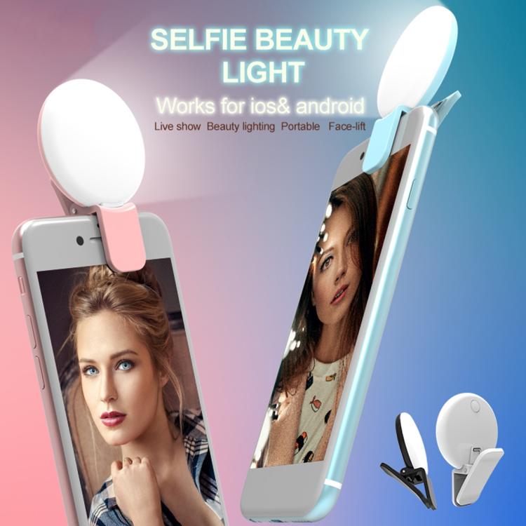 RK17 Portable 3-Level Brightness LED Fill Light for Smartphones (Black)
