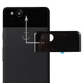 Google Pixel 2 Back Cover Top Glass Lens Cover(Black)