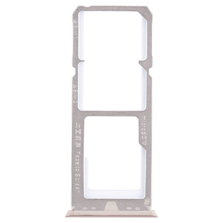 For OPPO A79 2 x SIM Card Tray + Micro SD Card Tray, For OPPO A79