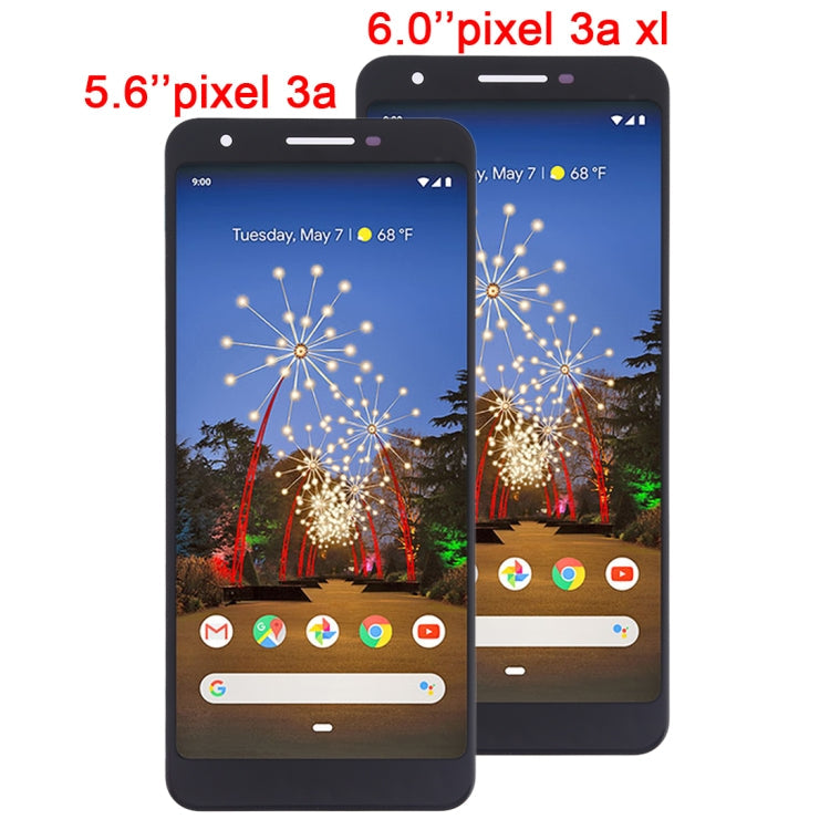 LCD Screen And Digitizer Full Assembly for Google Pixel 3a XL, Google Pixel 3a XL