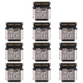 10 PCS Charging Port Connector for Huawei Mate 10, For Huawei Mate 10