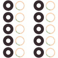 10 PCS Back Camera Lens for Google Pixel 3a, For Google Pixel 3a (10pcs)