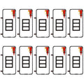 For Huawei P20 Pro 10 Sets Back Housing Cover Adhesive Sticker Set , For P20 Pro