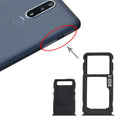 SIM Card Tray + SIM Card Tray + Micro SD Card Tray for Nokia 3.1 Plus, For Nokia 3.1 Plus