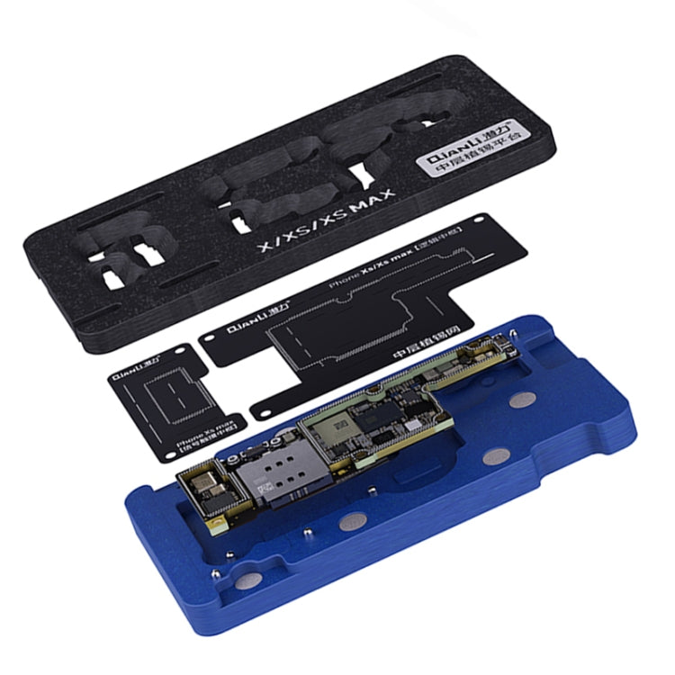 Qianli BGA Reballing Stencil Platform for iPhone X / XS / XS Max, For iPhone X / XS / XS Max