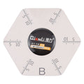 Qianli Hexagram Shape Pry Opening Tool With Scales, Hexagram