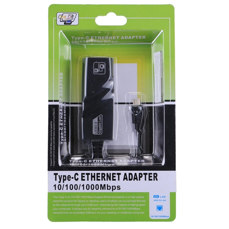 15cm USB-C / Type-C to RJ45 Gigabit Ethernet Network Adapter