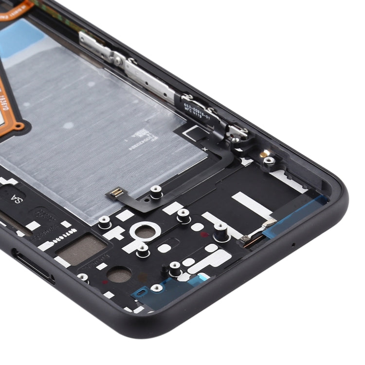 LCD Screen and Digitizer Full Assembly with Frame for Google Pixel 4XL, For Google Pixel 4XL(with Frame)