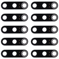 10 PCS Back Camera Lens for Xiaomi Mi 9, For Xiaomi Mi 9