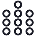 For OPPO F7 / A3 10pcs Back Camera Lens, For OPPO F7 / A3