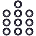 For OPPO A83 10pcs Back Camera Lens, For OPPO A83