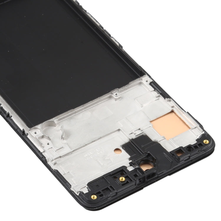 OLED LCD Screen for Samsung Galaxy A51 4G SM-A515(6.36 inch) Digitizer Full Assembly with Frame (Black)
