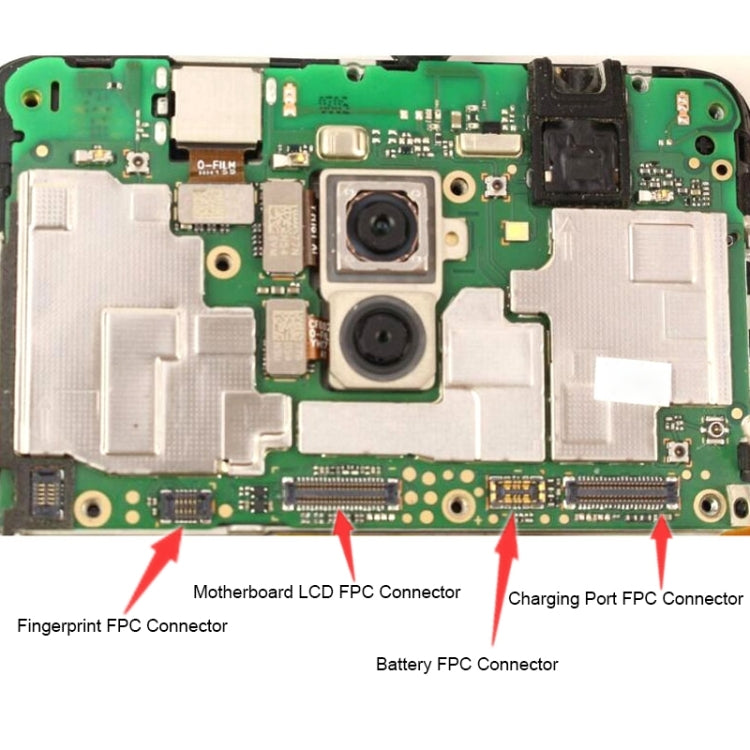 10 PCS Motherboard LCD Display FPC Connector for Huawei Y6 (2019), For Huawei Y6 (2019)