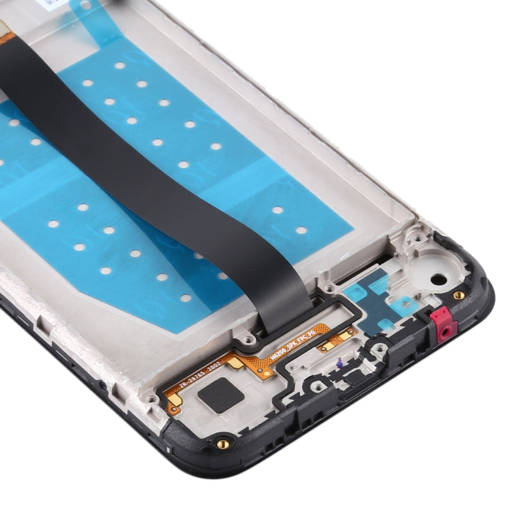 LCD Screen and Digitizer Full Assembly With Frame for Motorola One Fusion, For One Fusion