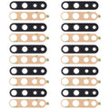 For OPPO F15 CPH2001 10pcs Back Camera Lens, For OPPO F15