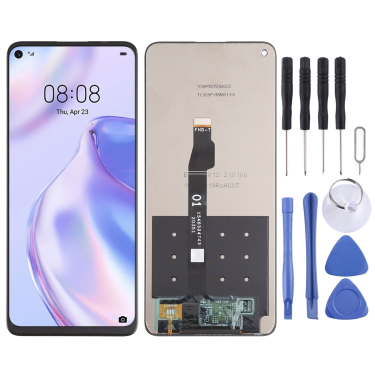 Original LCD Screen for Huawei P40 lite 5G with Digitizer Full Assembly(Black)