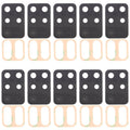 For OPPO Reno5 Lite CPH2205 10pcs Back Camera Lens, For OPPO Reno5 Lite