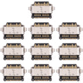 10 PCS Charging Port Connector for Motorola P30 XT1943-1, For Motorola P30
