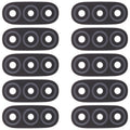 10 PCS Back Camera Lens for Motorola Moto E20 XT2155 XT2155-1, For Motorola Moto E20
