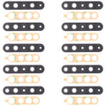 10 PCS Back Camera Lens for LG K61 LMQ630EAW, LM-Q630EAW, LM-Q630, For LG K61