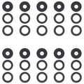 For OPPO Reno5 4G / Reno5 5G / Reno5 5K 10pcs Back Camera Lens, For OPPO Reno5 4G / Reno5 5G / Reno5 5K