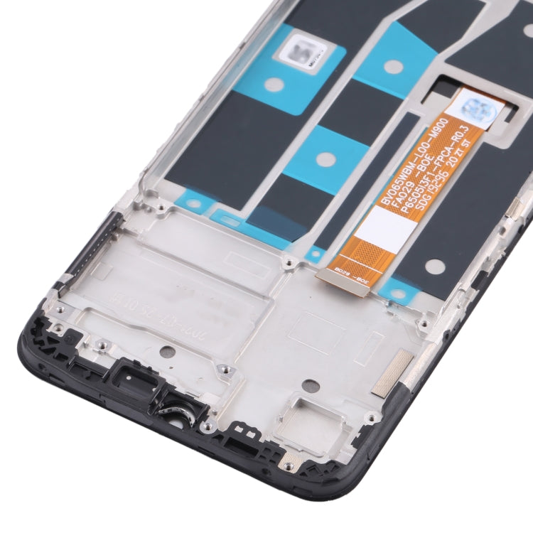 LCD Screen and Digitizer Full Assembly with Frame for OPPO A16 / A16s / A54S