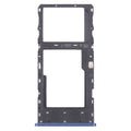 SIM Card Tray + Micro SD Card Tray for TCL Plex T780H, For TCL 10L/10 Lite(Blue)