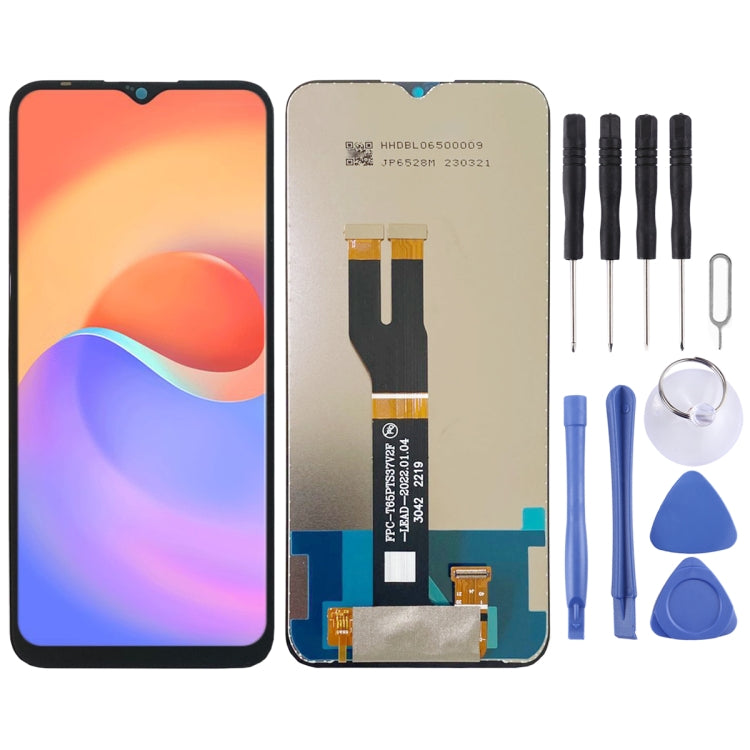 IPS LCD Screen For ZTE Blade A52 Lite Digitizer Full Assembly (Black)