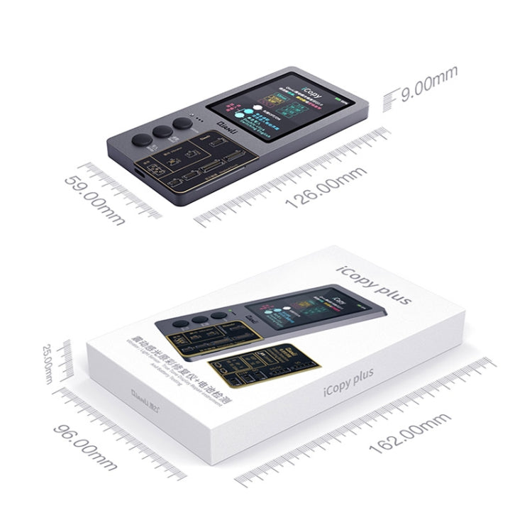Qianli iCopy Plus 3 in 1 LCD Screen Original Color Repair Programmer For iPhone, 3 in 1 For iPhone 6-12 Series