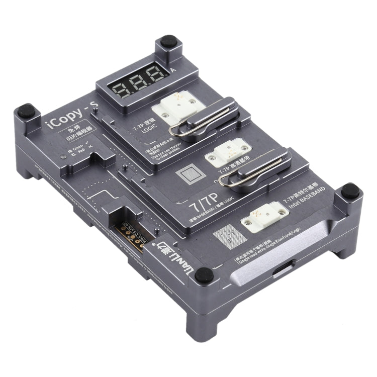 Qianli iCopy-S Double Sided Chip Test Stand 4 in1 Logic Baseband EEPROM Chip Non-removal For iPhone 7 / 7 Plus / 8 / 8 Plus, For iPhone 7 / 7 Plus / 8 / 8 Plus