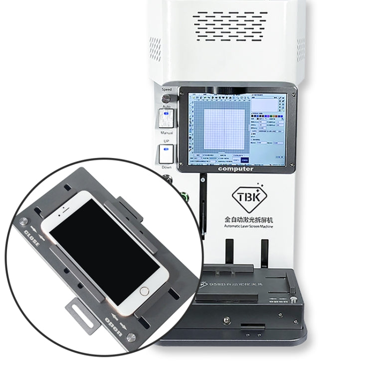 TBK TBK203 Laser Machine Automatic Fixture Mobile Phone Automatic Positioning Mold Screen Repair Tool, TBK-203