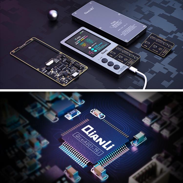 For iPhone 6 - 14 Pro Max 5 in 1 Qianli iCopy Plus 2.2 Repair Detection Programmer Set, 5 in 1