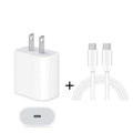 2 in 1 Single USB-C / Type-C Port Travel Charger + 3A PD 3.0 USB-C / Type-C to USB-C / Type-C Fast Charge Data Cable Set, Cable Length: 1m, 18W 1m