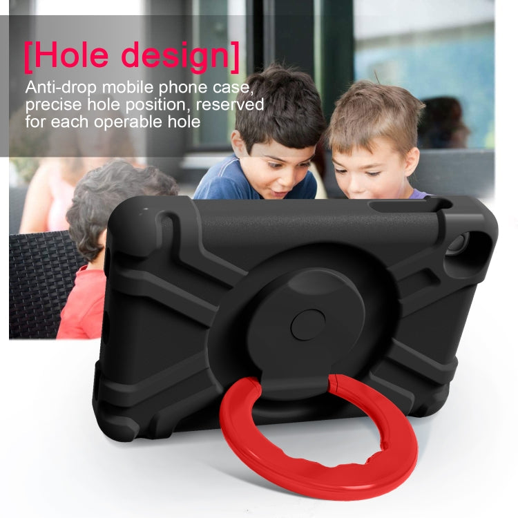 PC + Silicone Shockproof Combination Case with 360 Degree Rotating Holder & Handle, For Galaxy Tab A 8.4 (2020) T307, For Amazon Kindle Fire HD8 (2020)