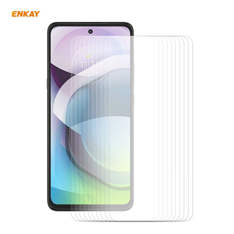 10 PCS ENKAY Hat-Prince 0.26mm 9H 2.5D Curved Edge Tempered Glass Film, For LG K42 / K52 / K62, For Huawei P Smart 2021, For Xiaomi Redmi K30s Ultra, For Xiaomi Poco M3, For Motorola Moto G 5G, For OnePlus 8T, For OnePlus Nord N10 5G                   ...