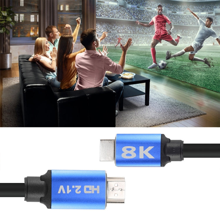 HD08 8K Ultra Clear HDMI 2.1 TV Computer Projection Set-top Box HDMI Cable, Cable Length:2m