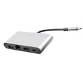WS-07 Type-C 3.1 to RJ45 + HDMI + USB3.0 + PD 4-in-1 Converter Multifunctional Docking Station, WS-07