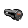 TE-P31 PD 20W USB-C / Type-C  QC3.0 18W USB Fast Car Charger(Black)